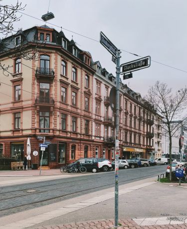 Nordend Kreuzung Glauburgstraße Gluckstraße