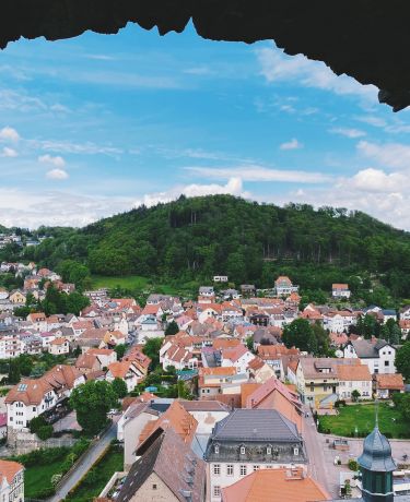 Blick über die Altstadt von Lindenfels