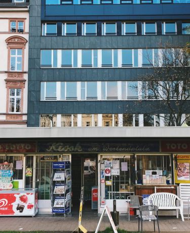 Frankfurt Wasserhäuschen Getränkekiosk