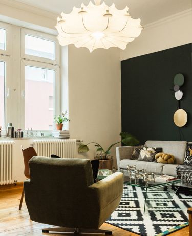 Blick ins Wohnzimmer