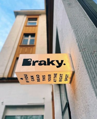 Braky Schild Sandweg