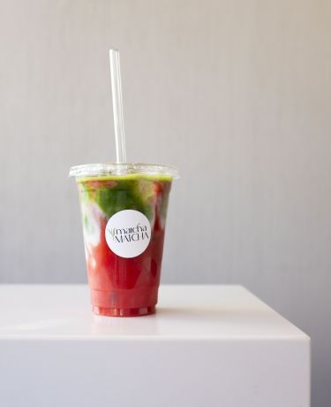 Iced Strawberry Matcha